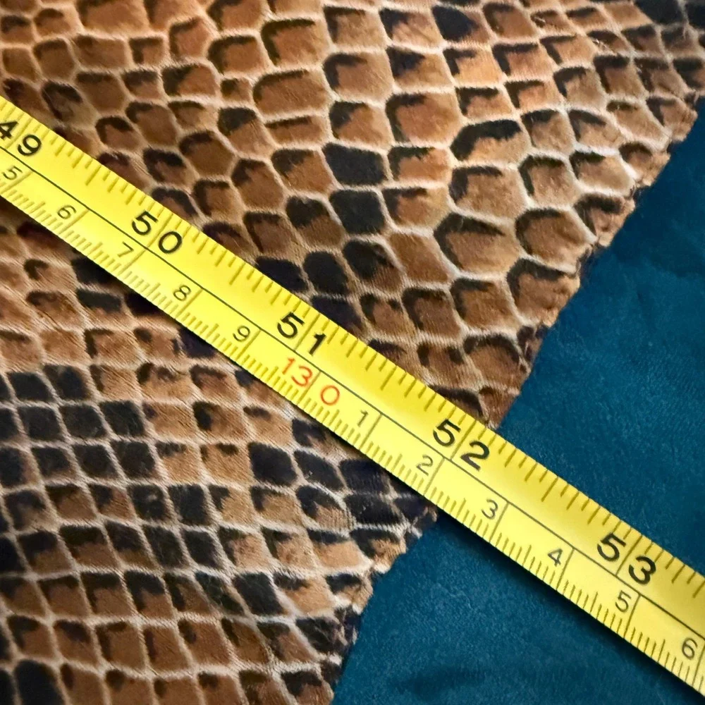 Animal Print Scarf Set Leopard Snakeskin Brown Tan Lightweight‎ Oblong 2 Piece